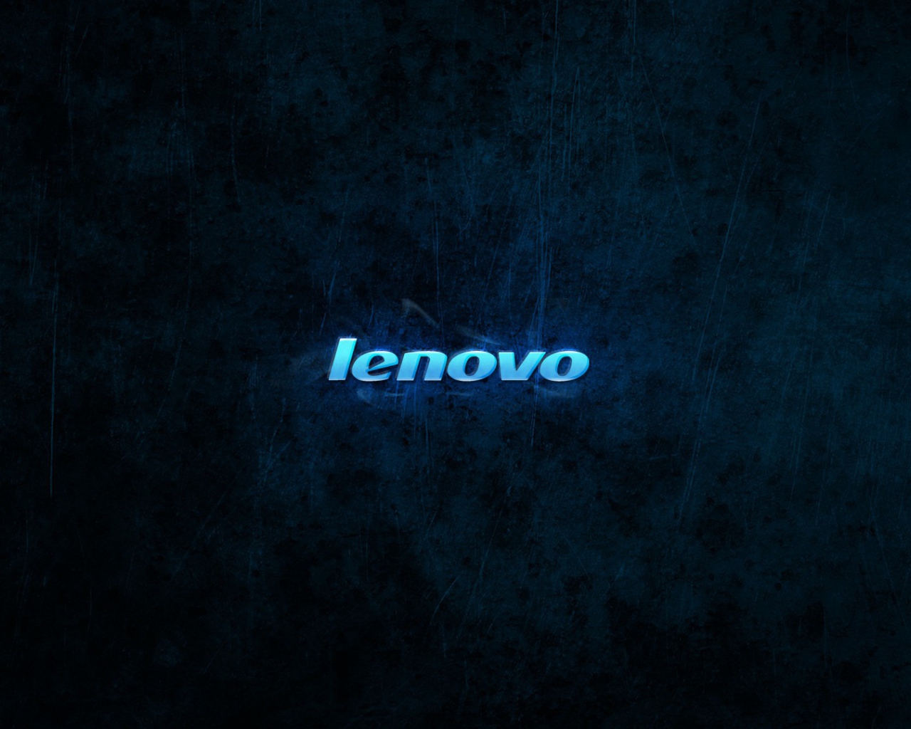 Логотип Леново на сине черном фоне