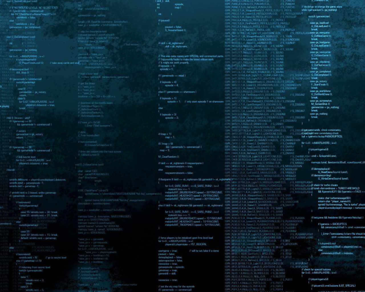 Строки компьютерного кода, фон