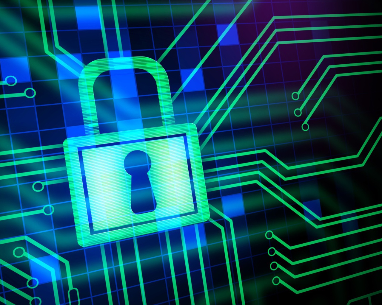 Замок на микросхеме