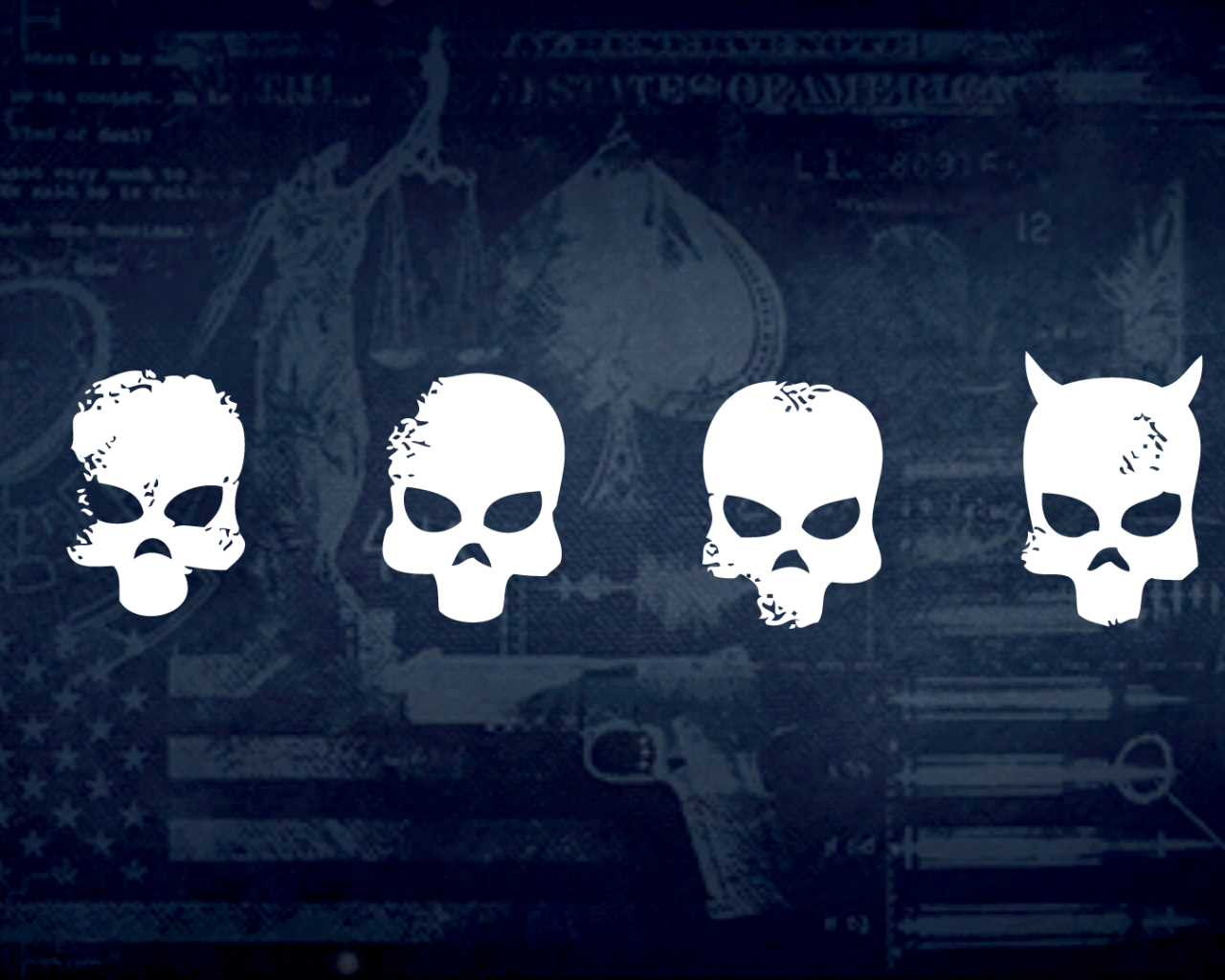 Маски Payday 2, фон флаг