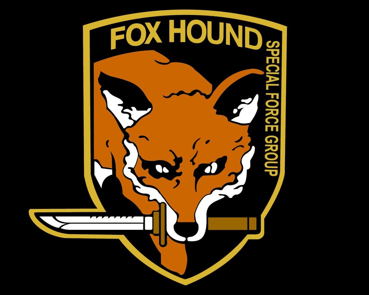 Военный шеврон с изображением лисы