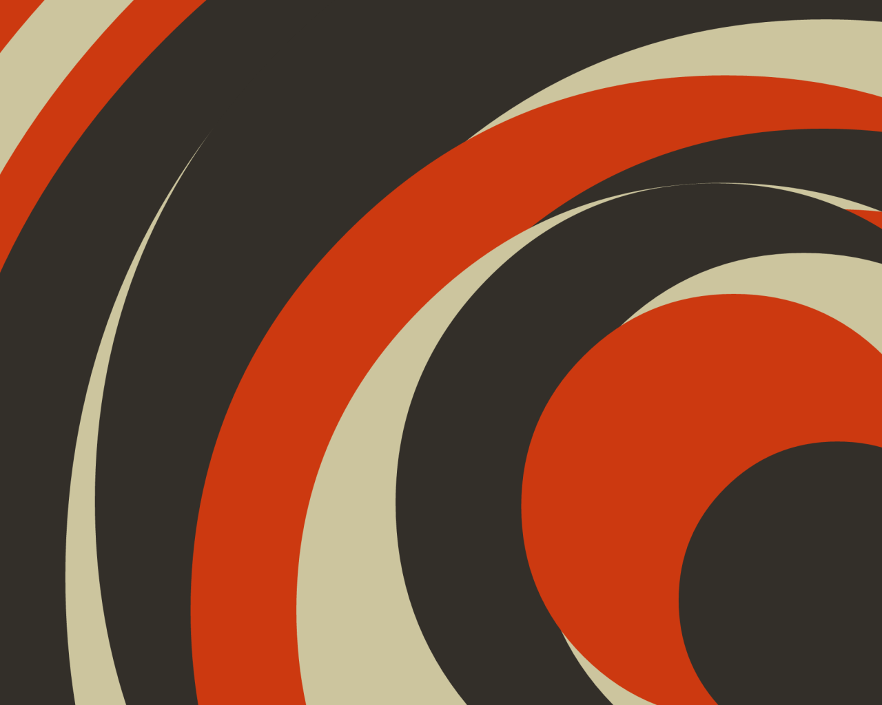 Смешение серых и оранжевых кругов