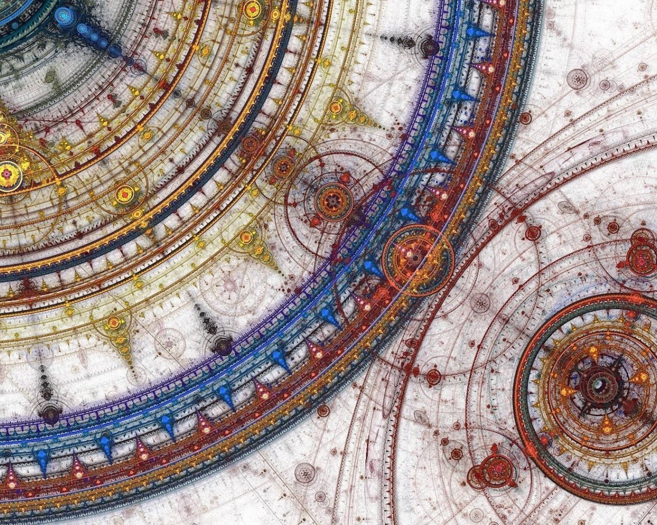 Старинная карта солнечной системы