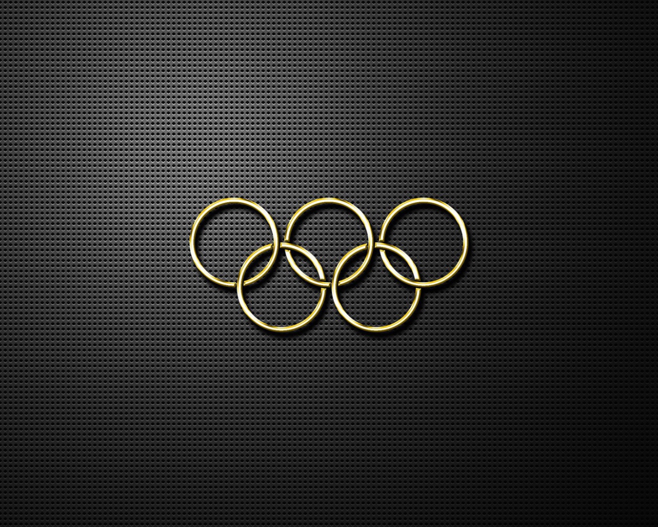 Золотые олимпийские кольца