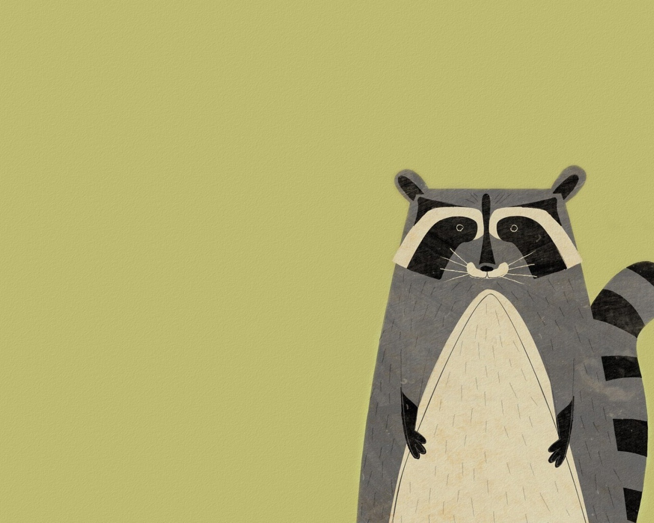 Опоссум, светлый фон