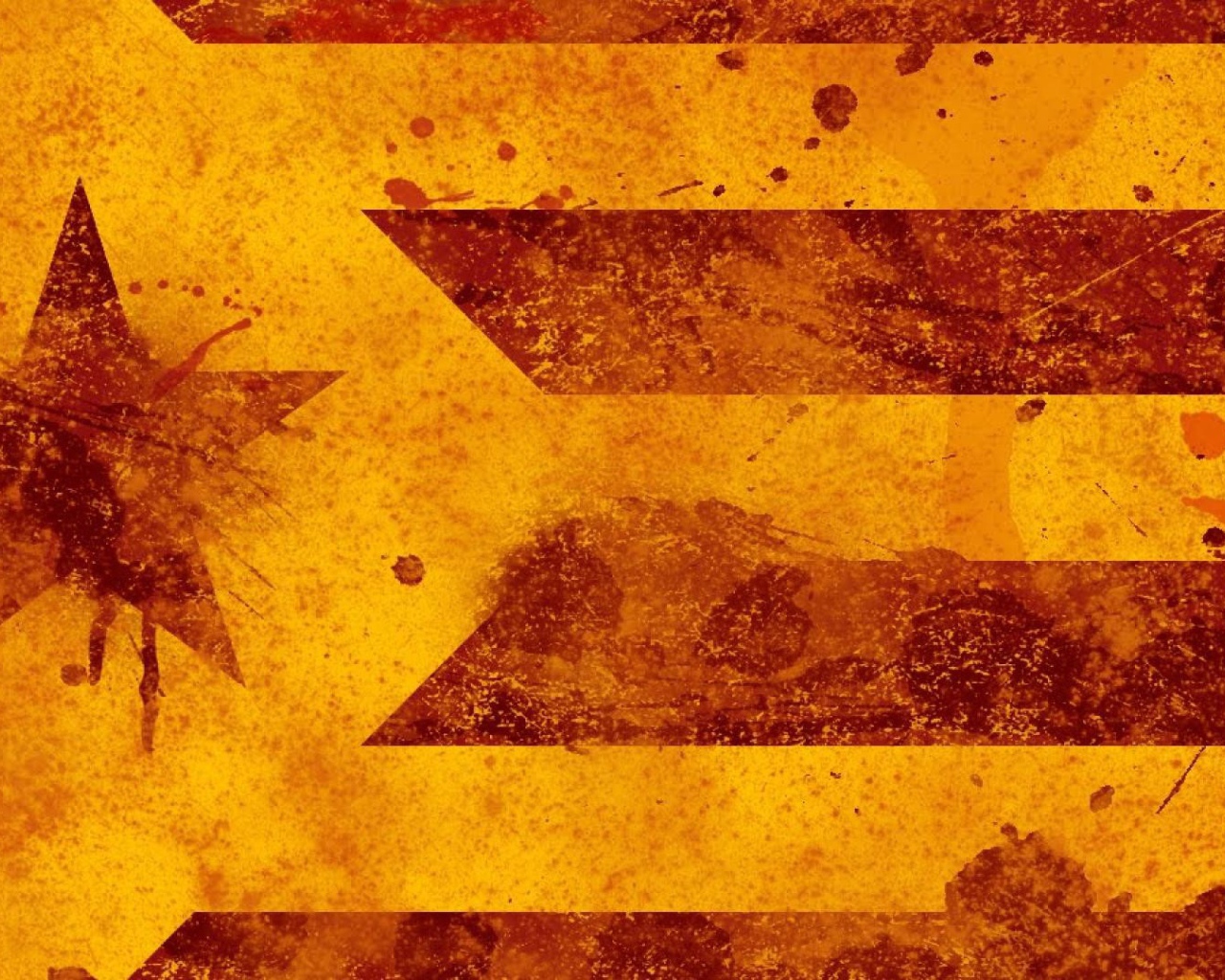 Вариант флага Каталонии