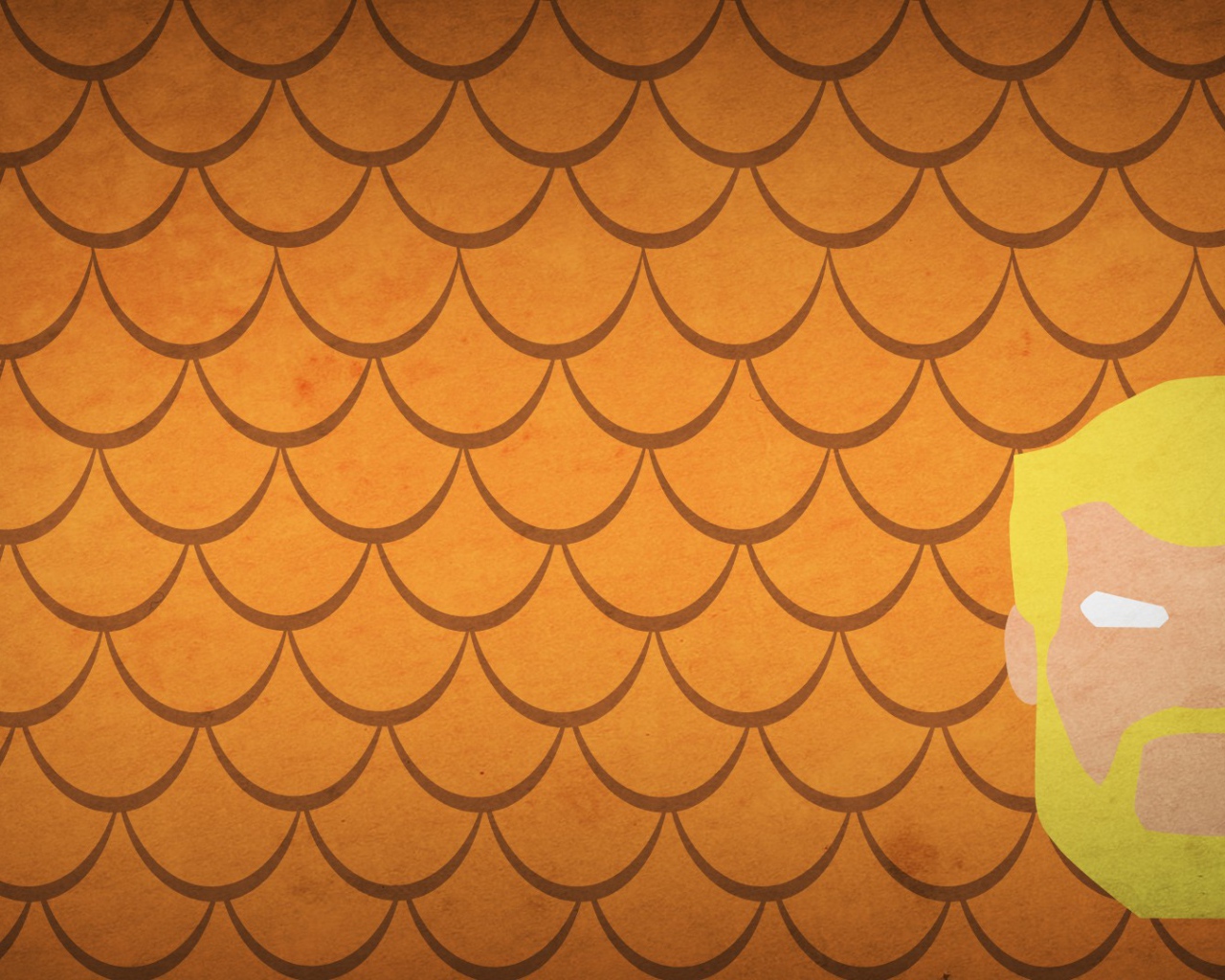 Оранжевый фон, Аквамен комикс Марвел