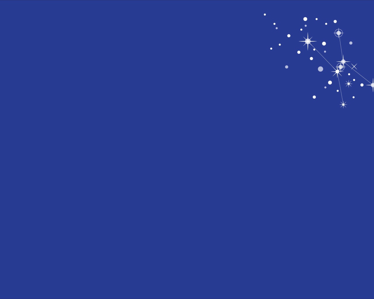 Созвездие Ориона, голубой фон