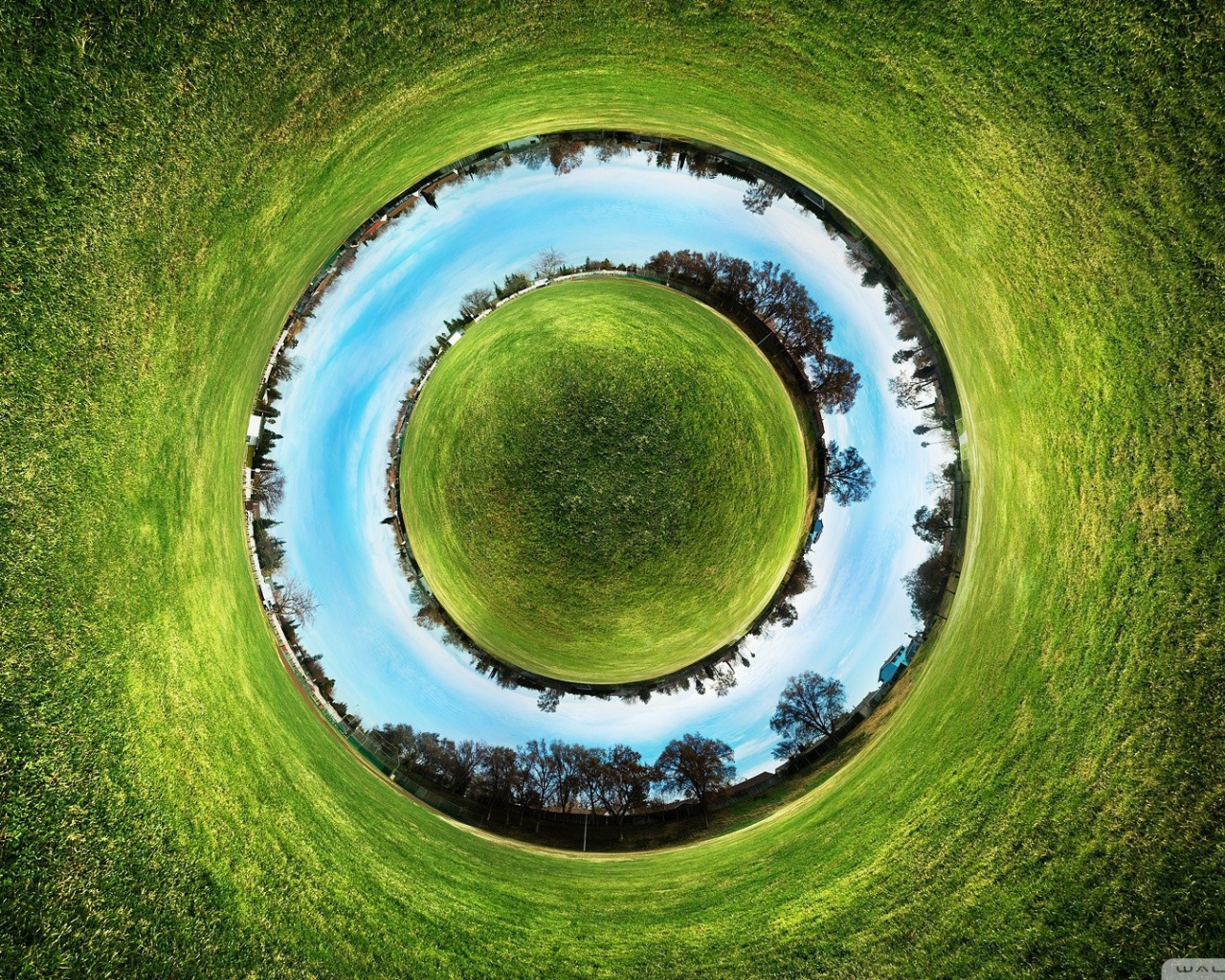 Панорамная сфера, фон