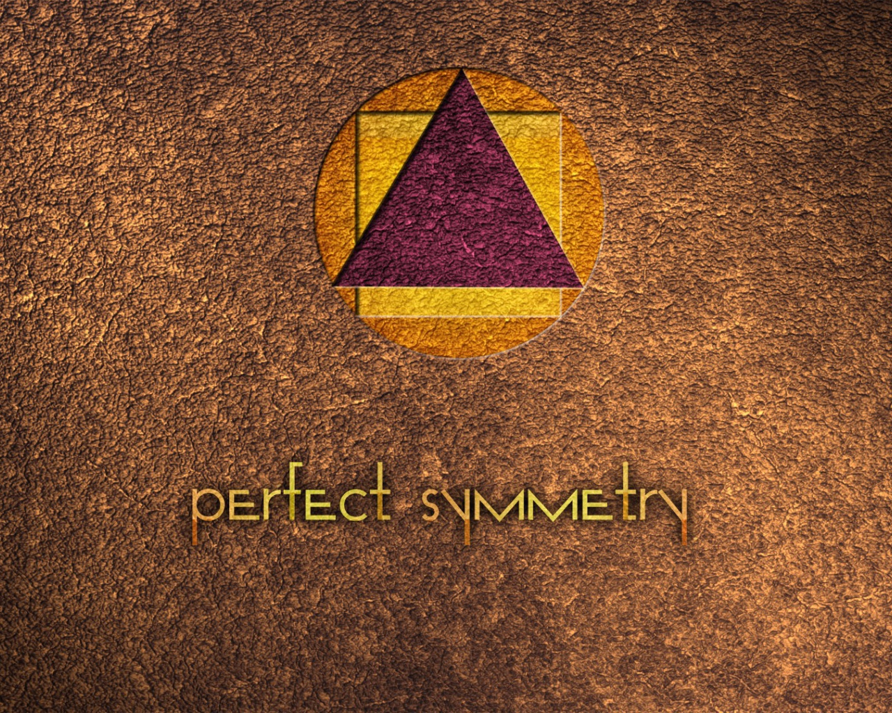 Совершенная симметрия, геометрические фигуры