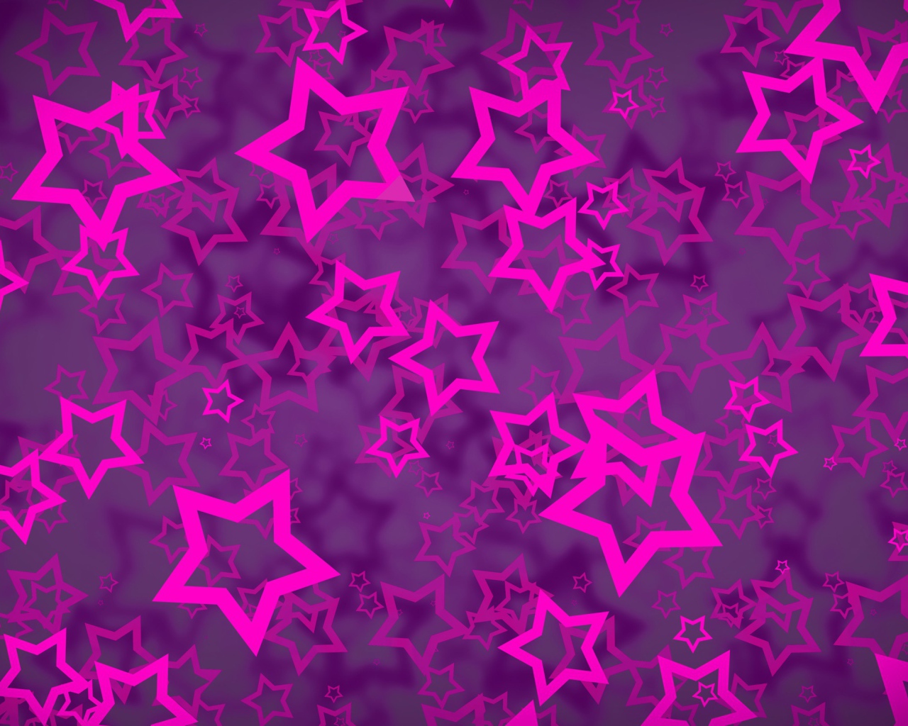 Розовые звезды на фиолетовом фоне