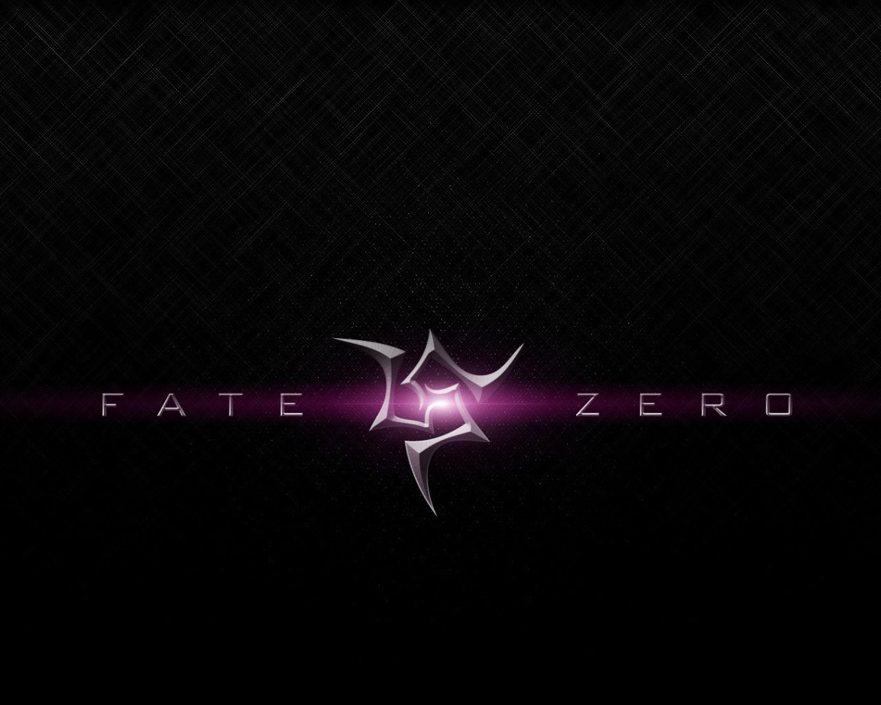 Розовые буквы, аниме Fate-Zero