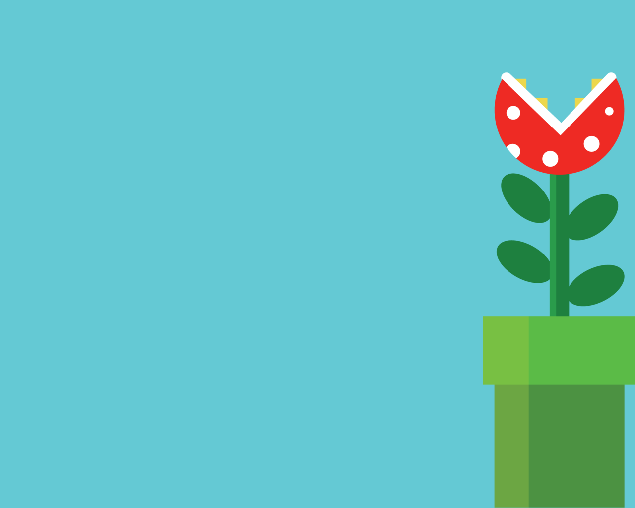 Хищный цветок, игра Super Mario Bros