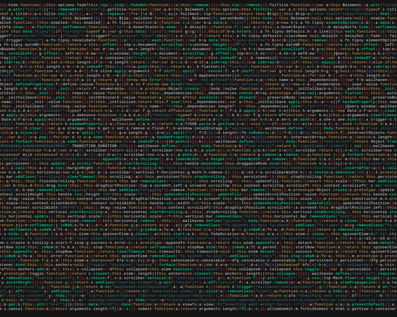 Код программы, фон