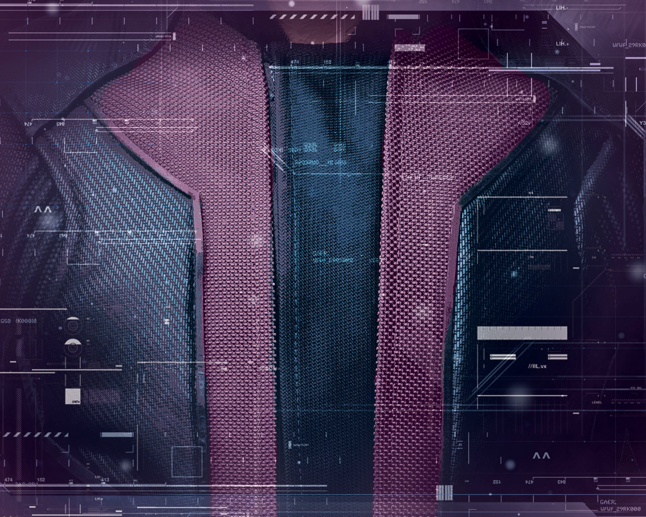 Фиолетовый фон, Мстители