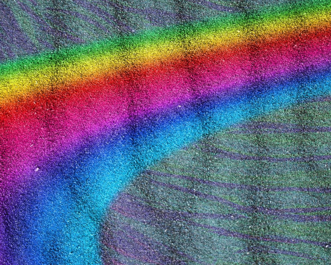 Радуга на песке