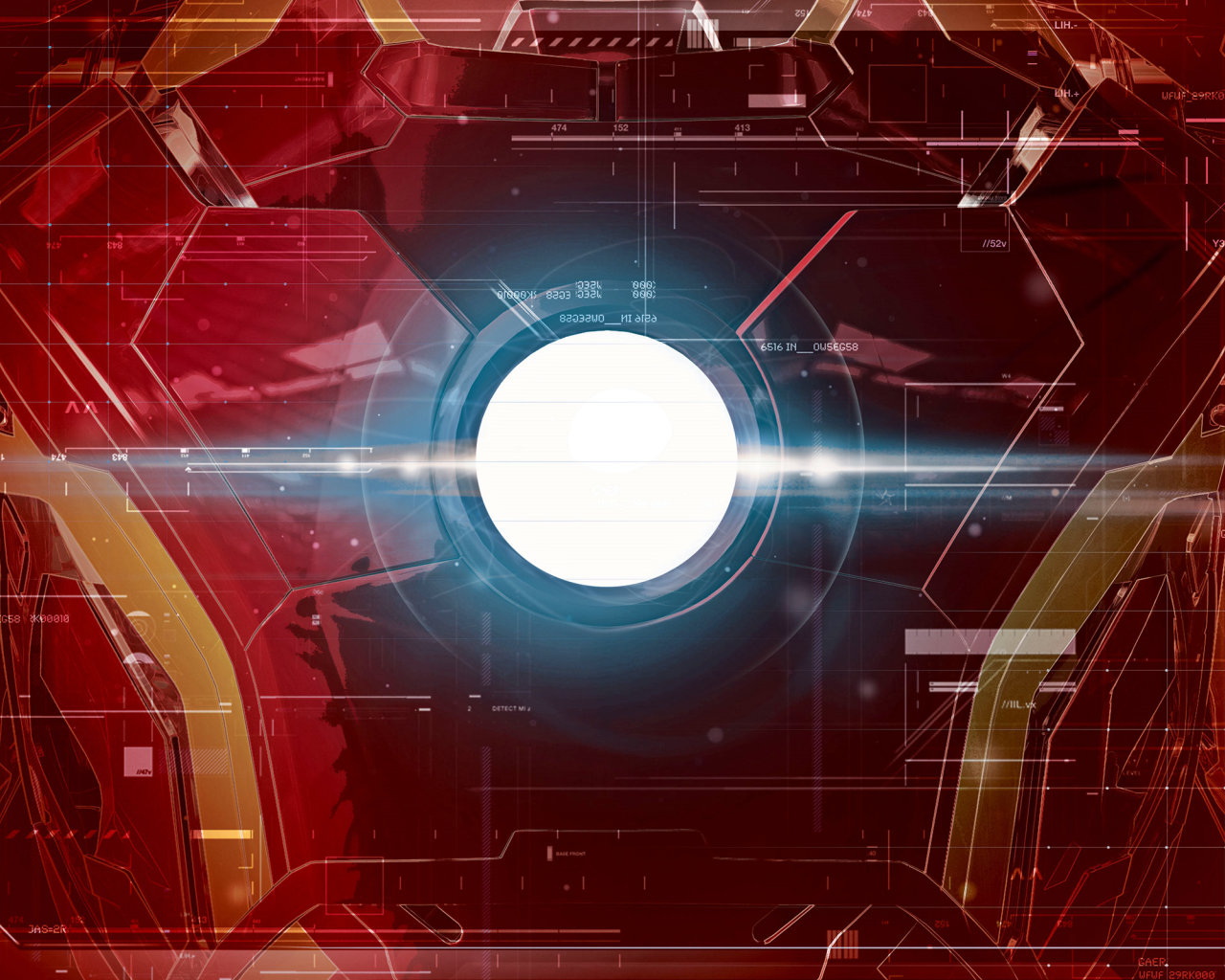 Красный фон, железный человек Мстители