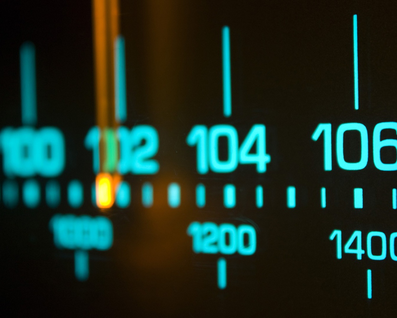 Шкала настройки радиоприемника