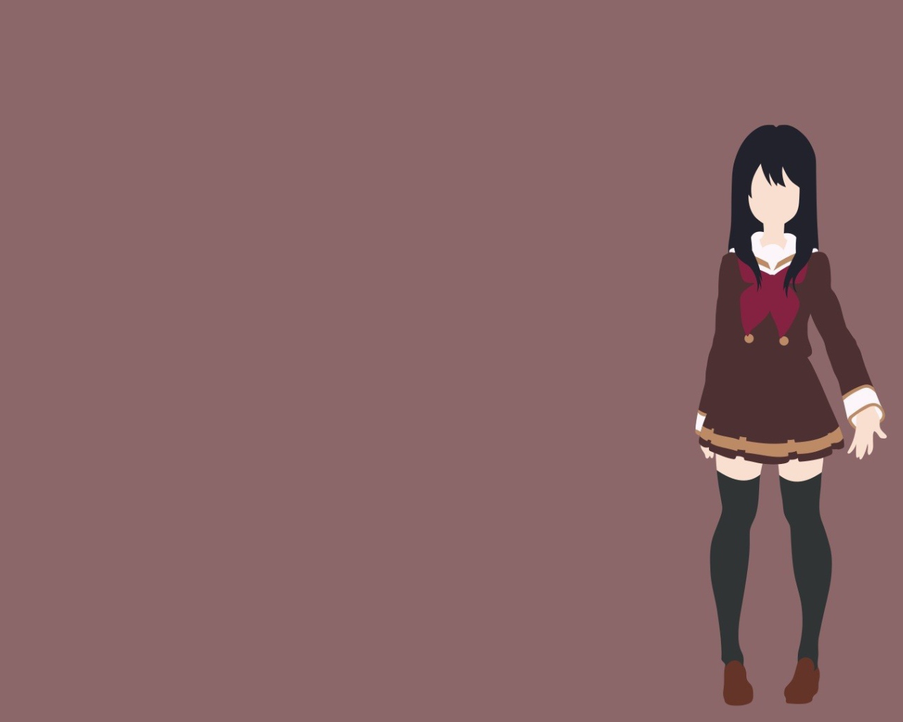 Силуэт девушки на темном фоне, аниме Играй, Эуфониум