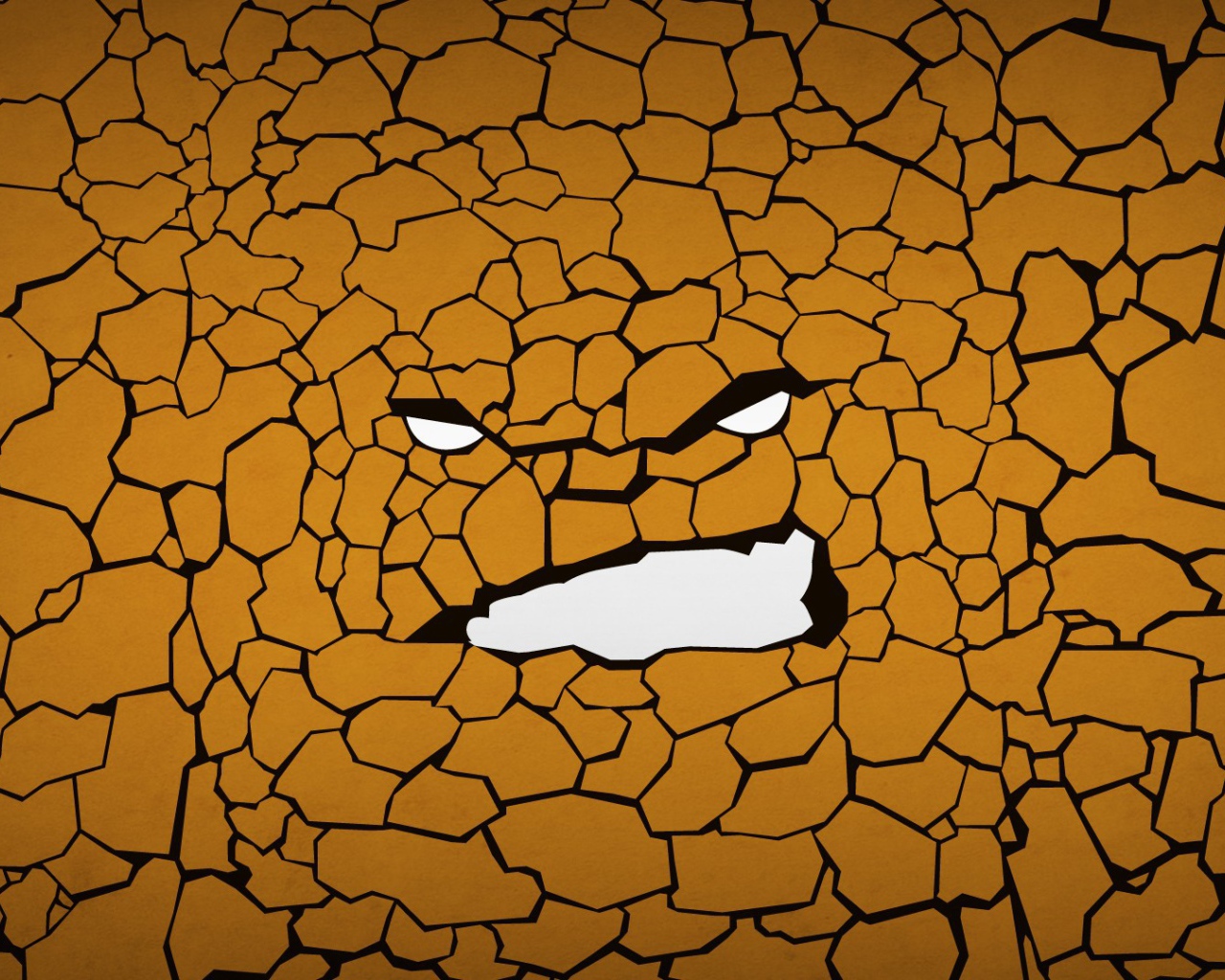 Каменный человек, фон