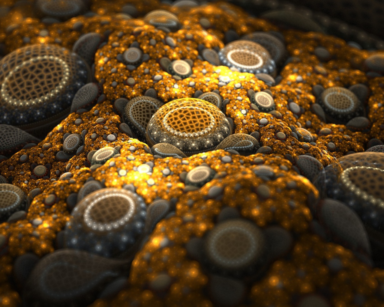 Вещество под микроскопом