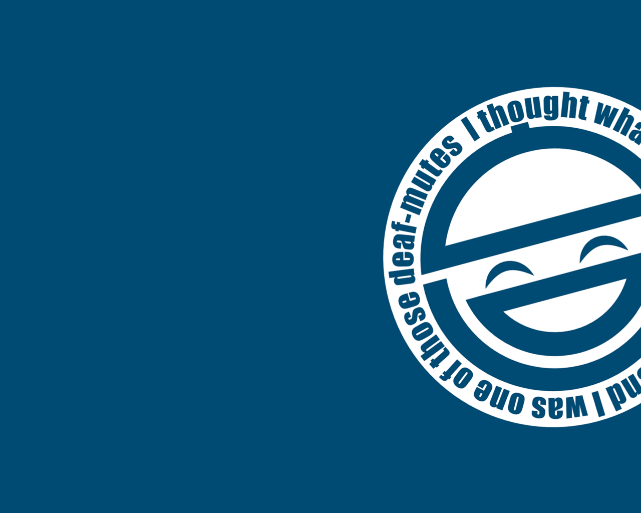 Символ аниме сериала Призрак в доспехах, голубой фон