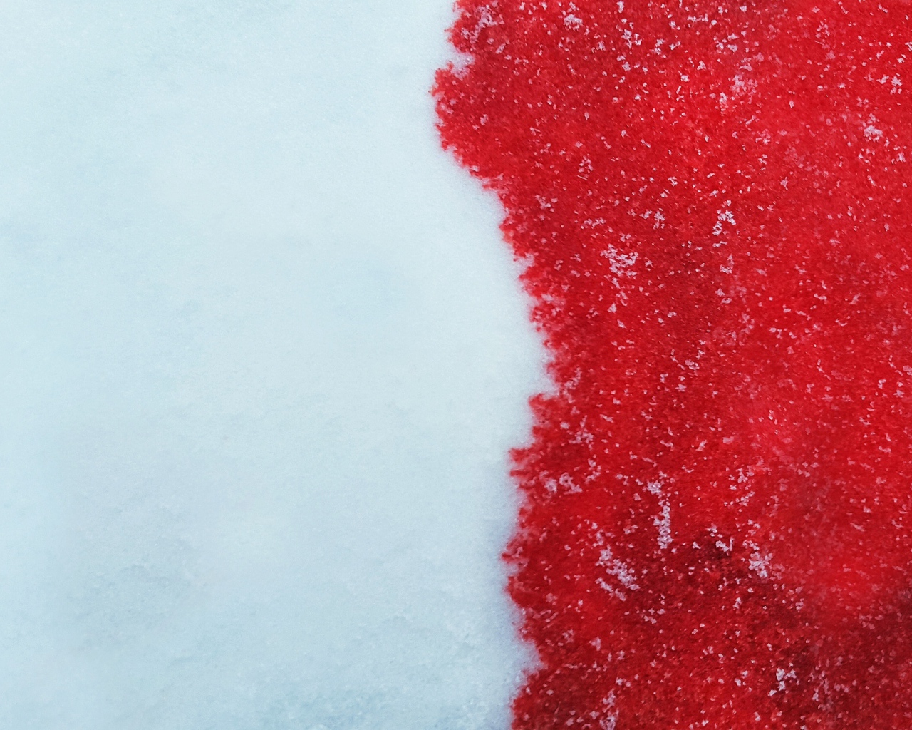 Кровь на белом снеге