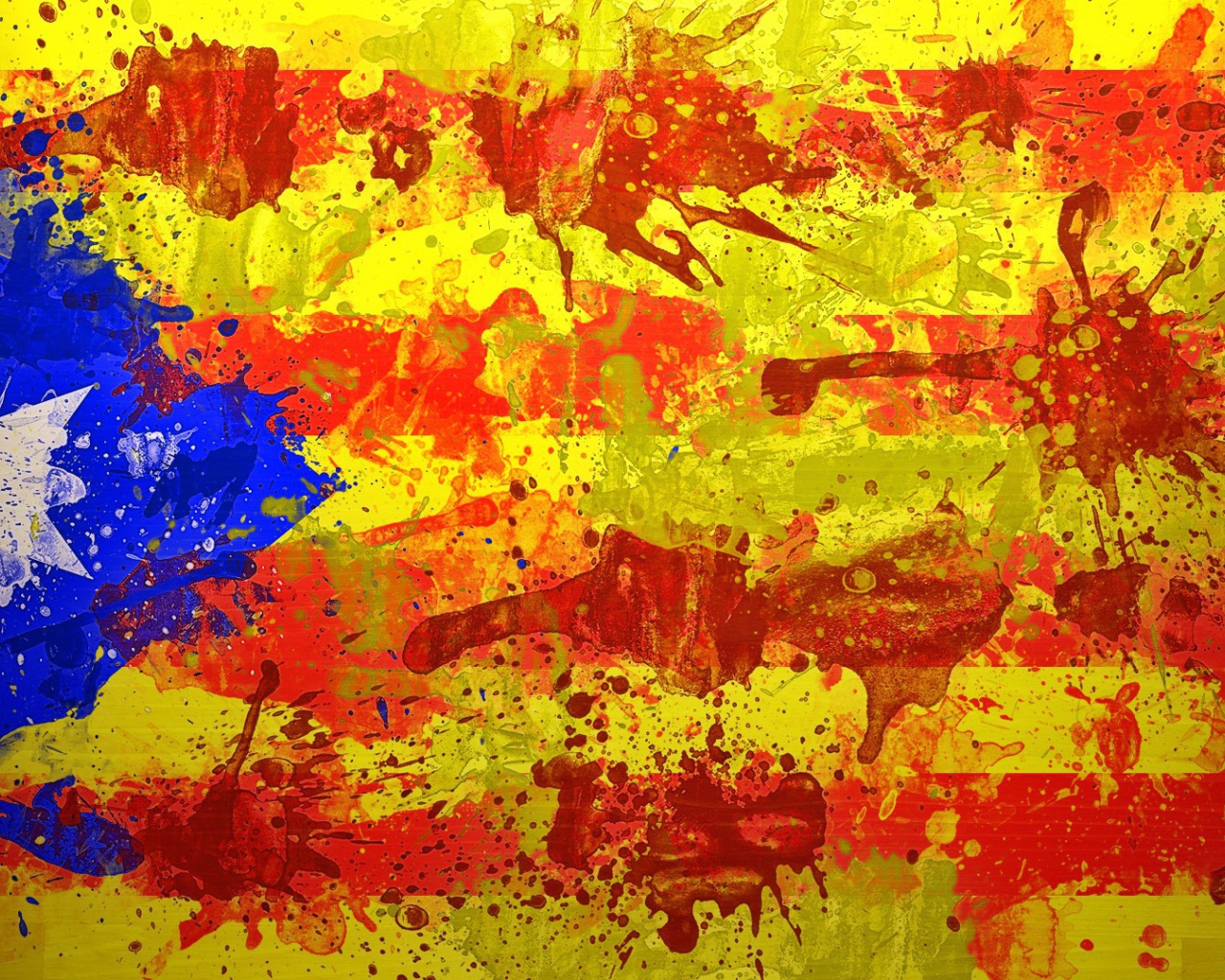 Изображение флага Каталонии