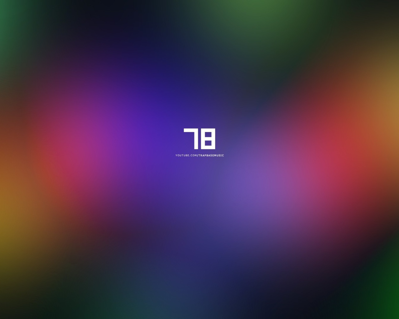 Цифра 78 на радужном фоне