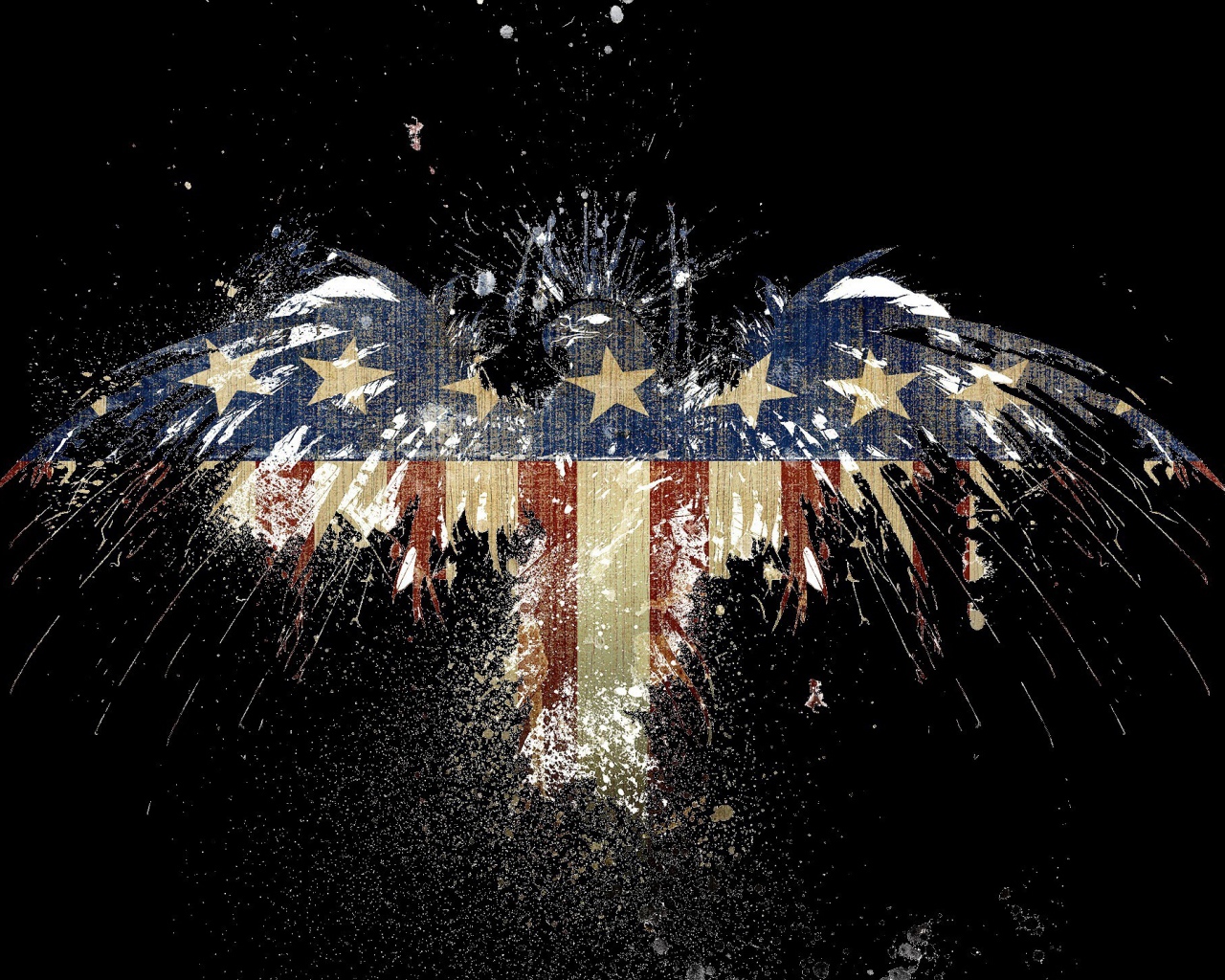 Символ орел, флаг США