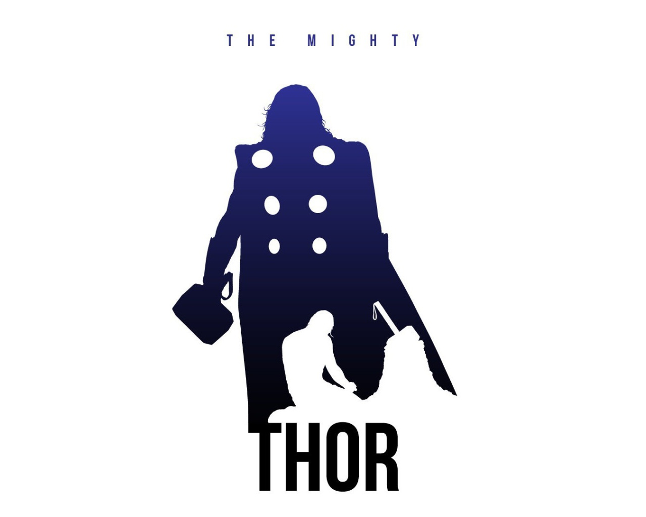 Тор, белый фон