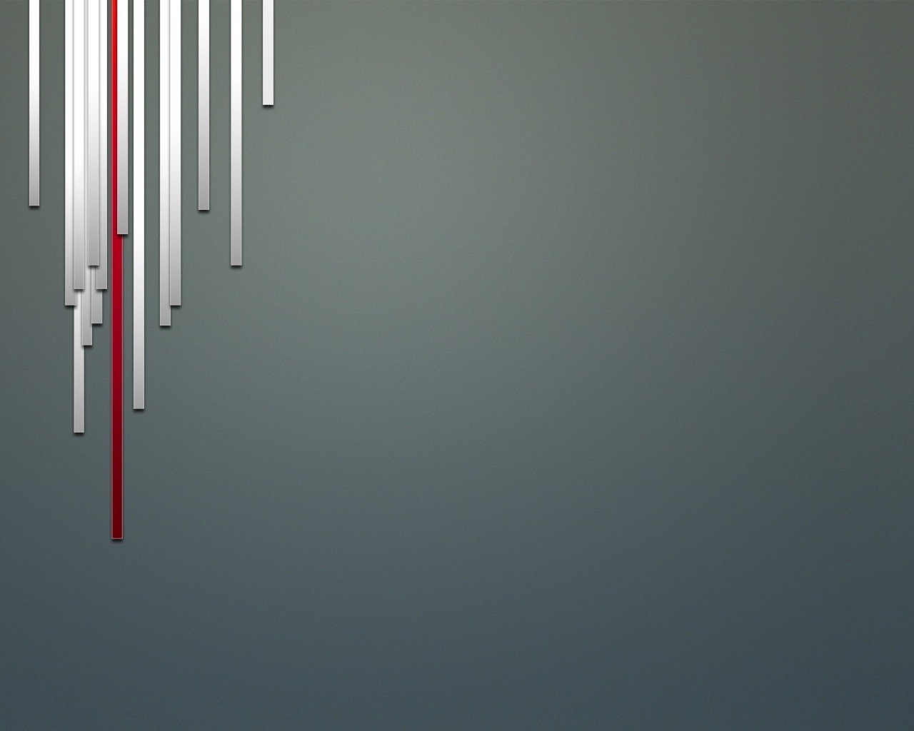 Вертикальные линии опускаются вниз, серый фон