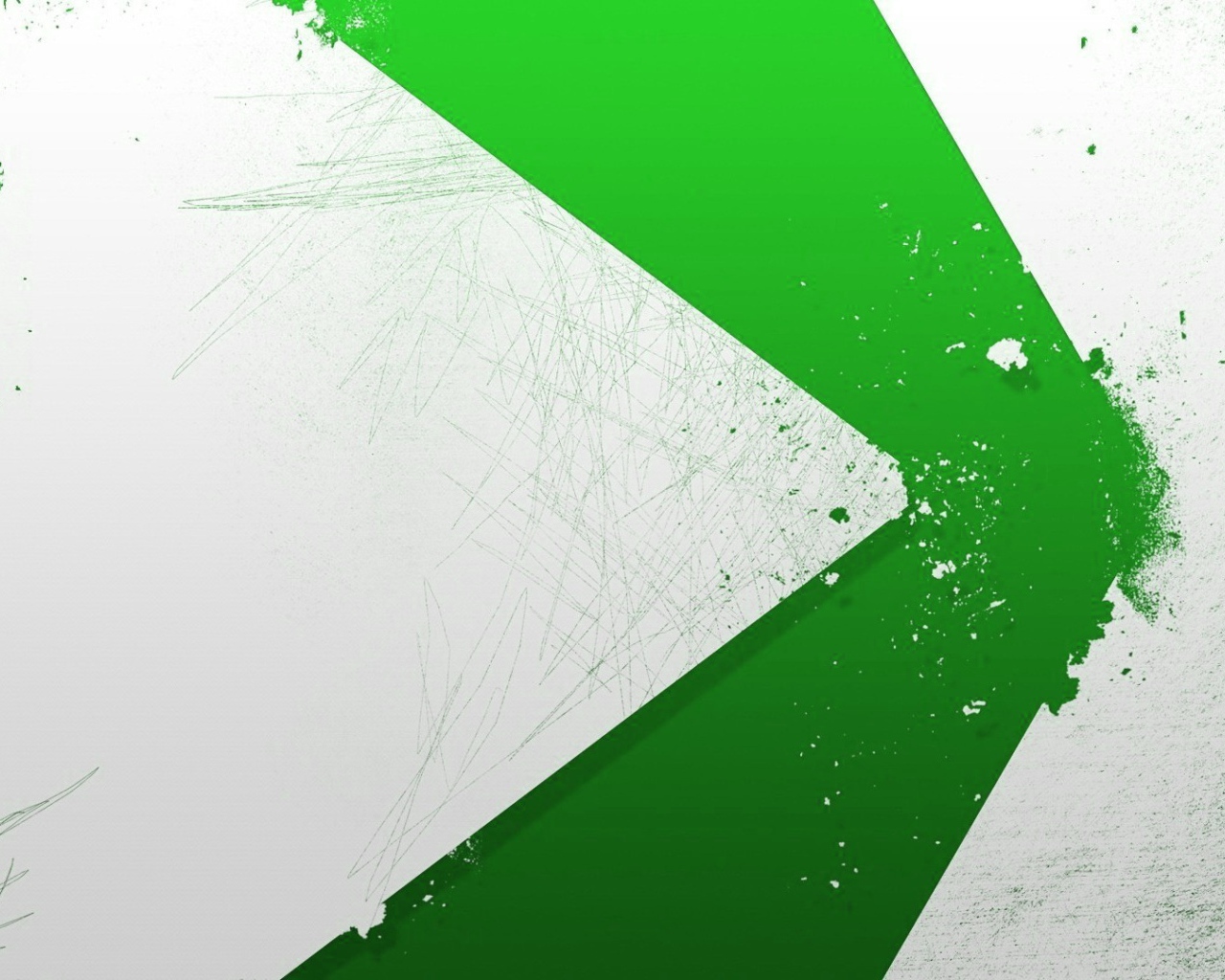 Белая стрела, зеленый фон