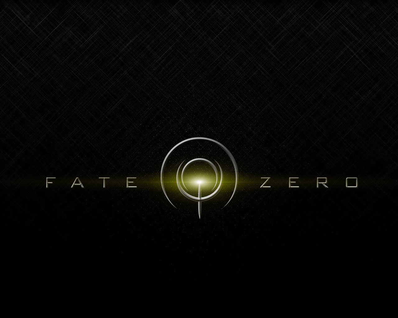 Желтые буквы, аниме Fate-Zero