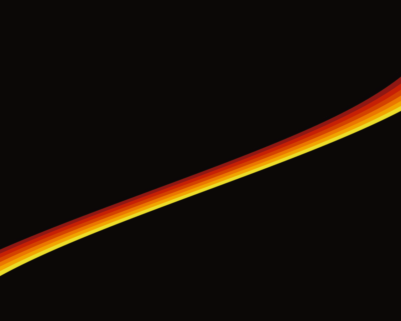 Желто оранжевая лента наискосок черного фона