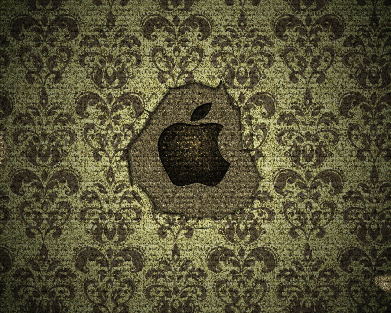 Символ Apple на ковре