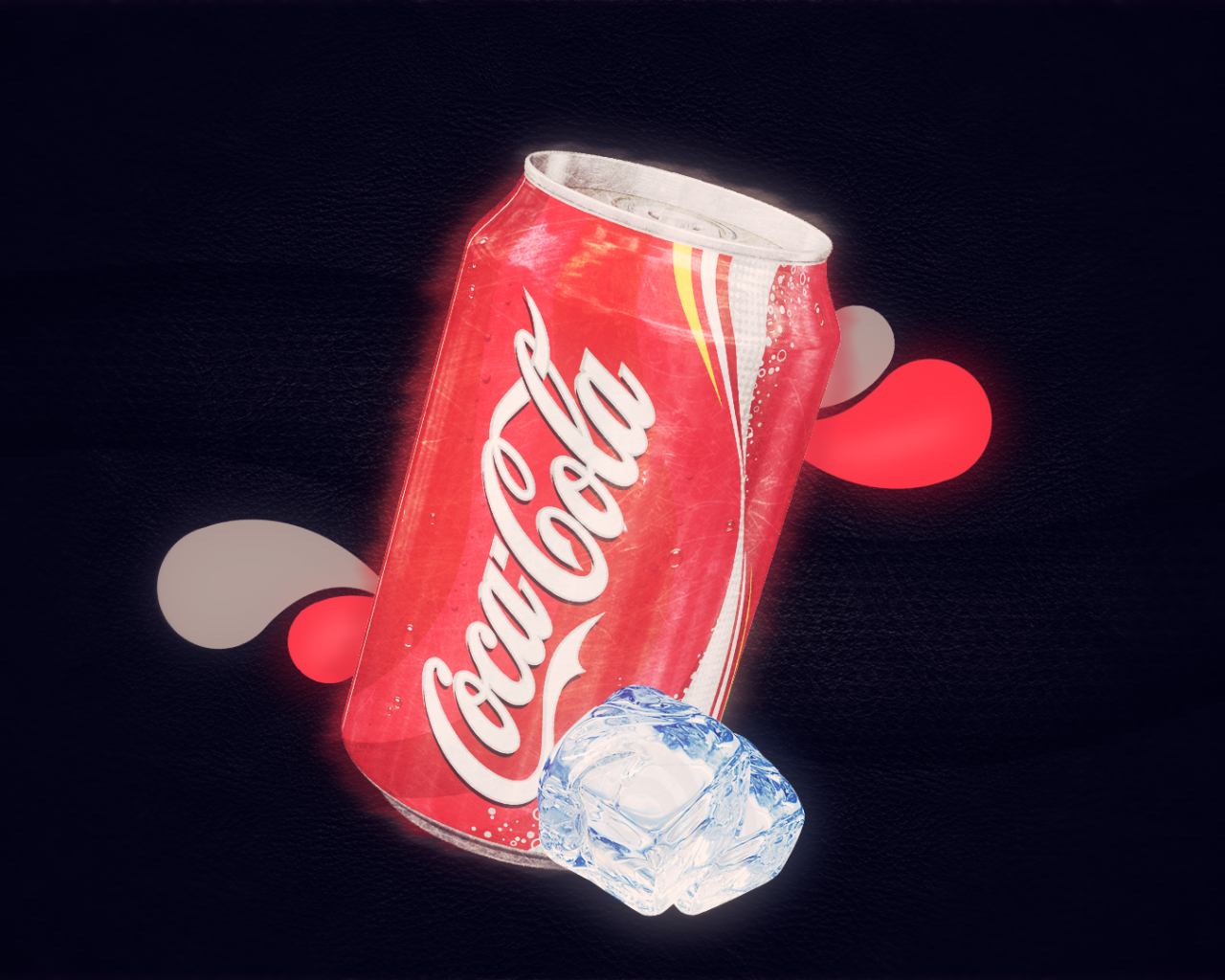 Банка холодной Кока-Колы