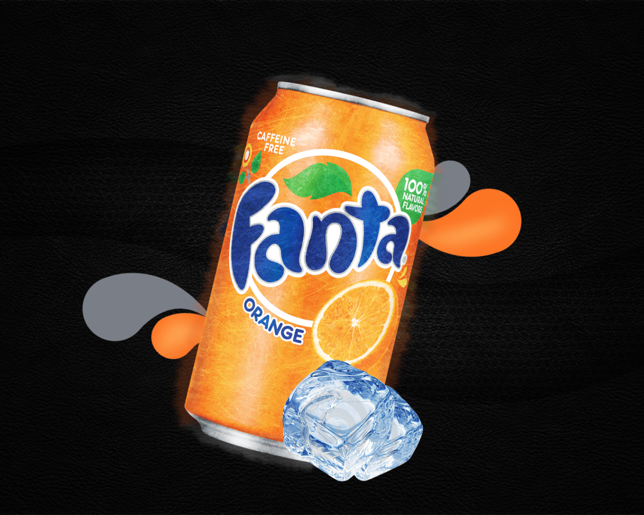 Банка холодной Фанты