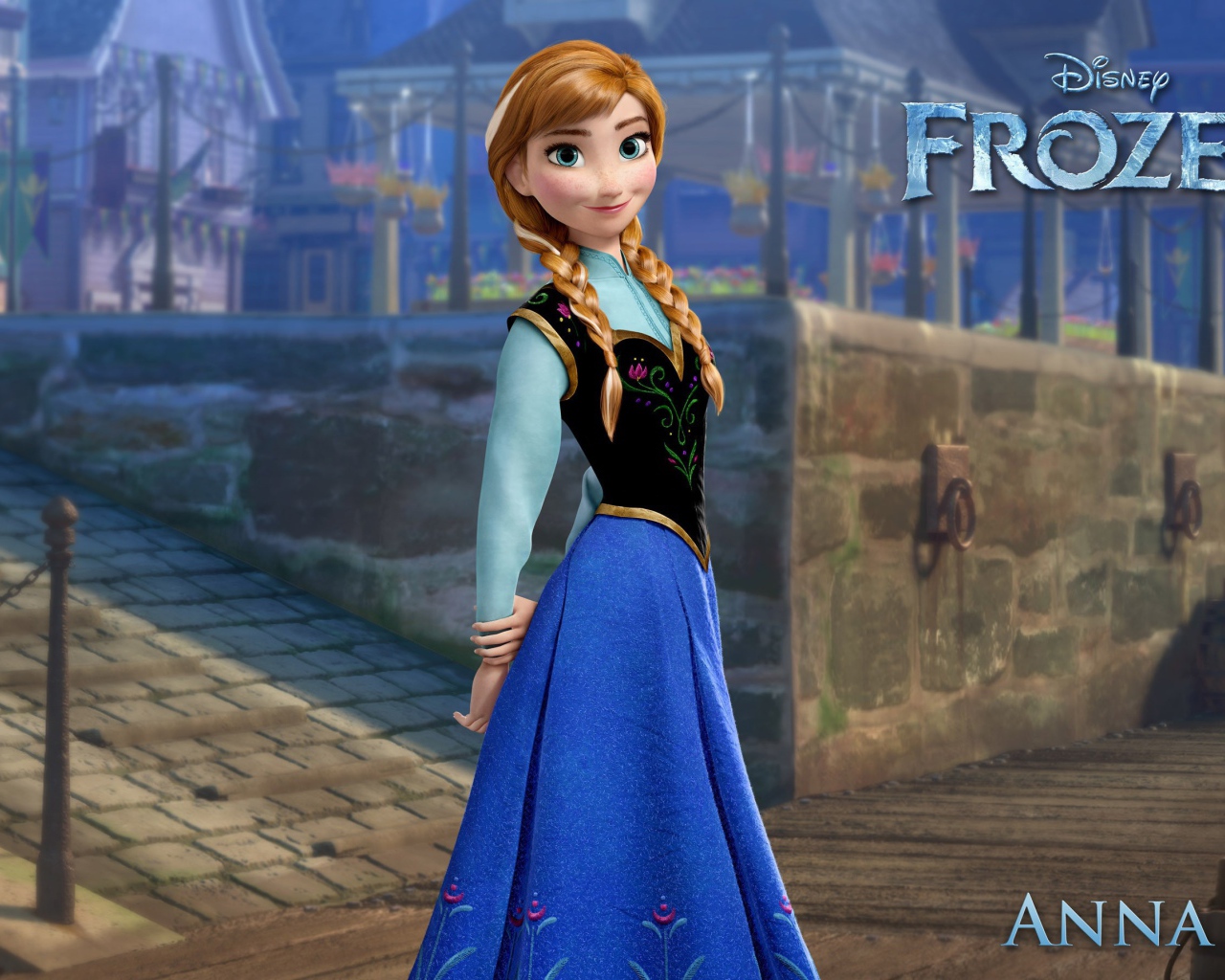 Анна из мультфильма Холодное сердце