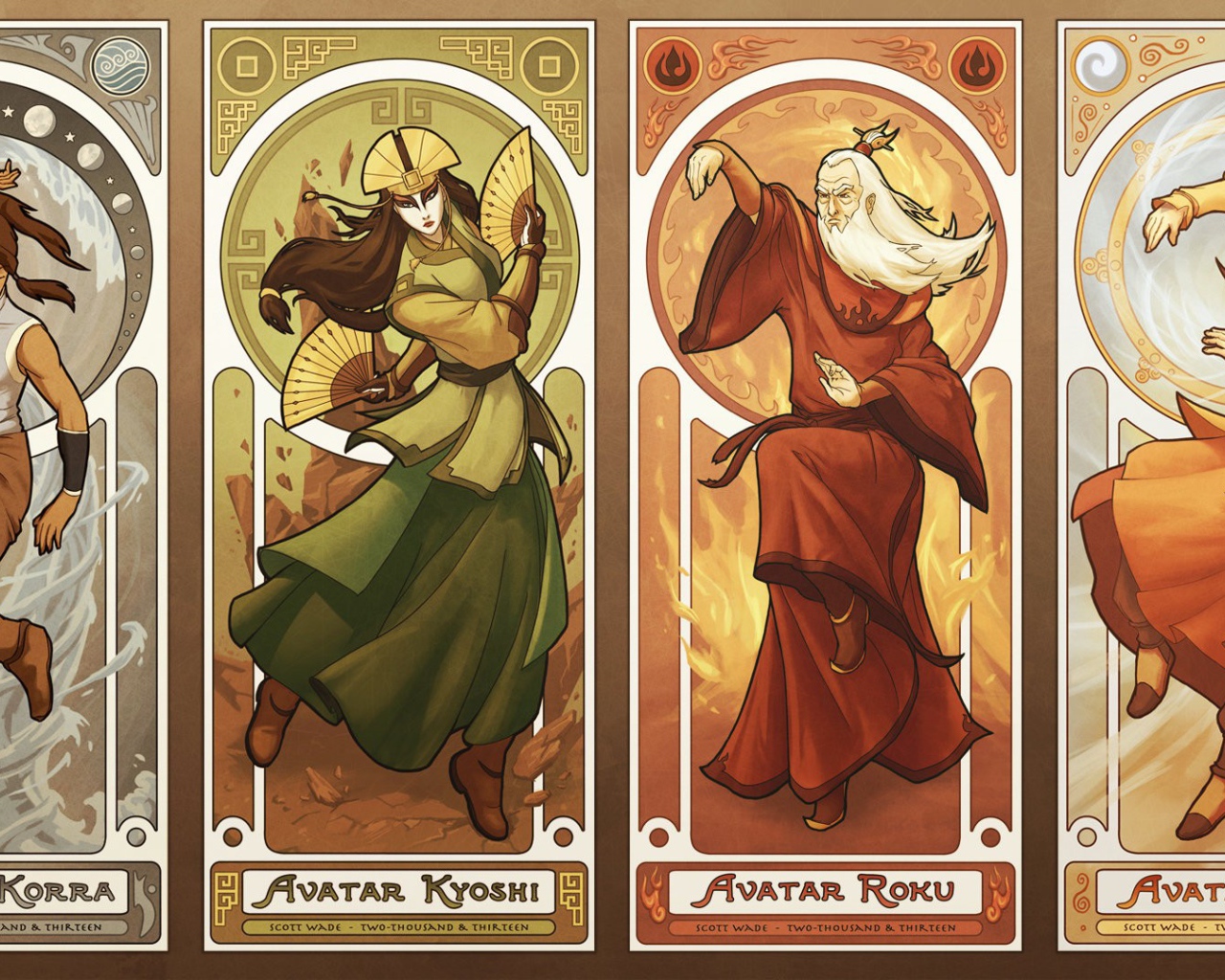 Аватары из мультфильма Легенда о Корре