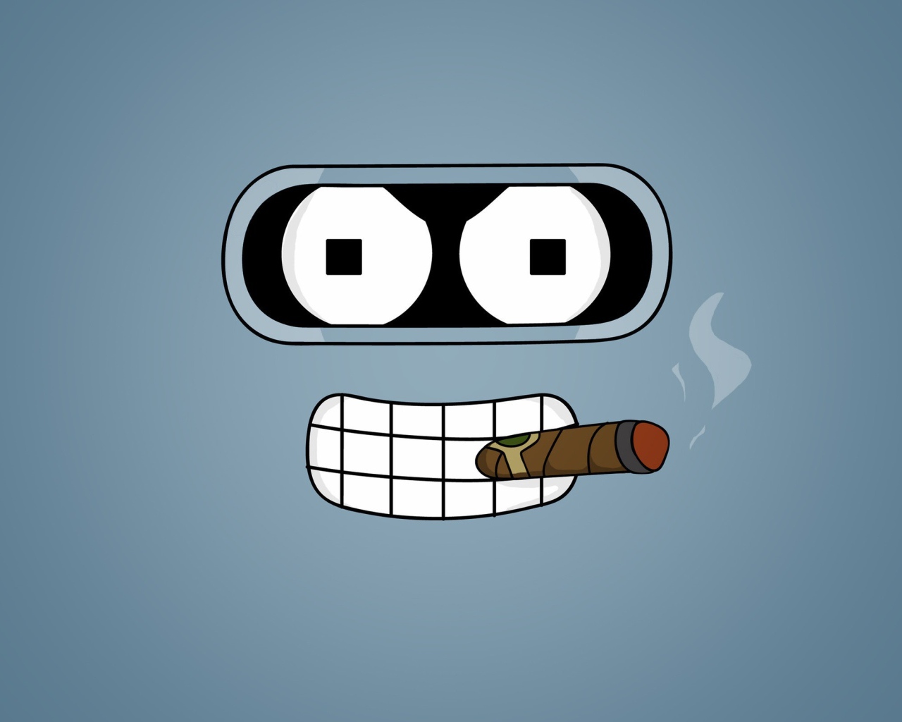 Бендер с сигарой во рту, Футурама