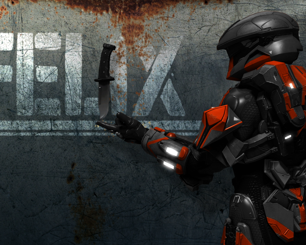 Черный персонаж мультфильма Red vs. Blue