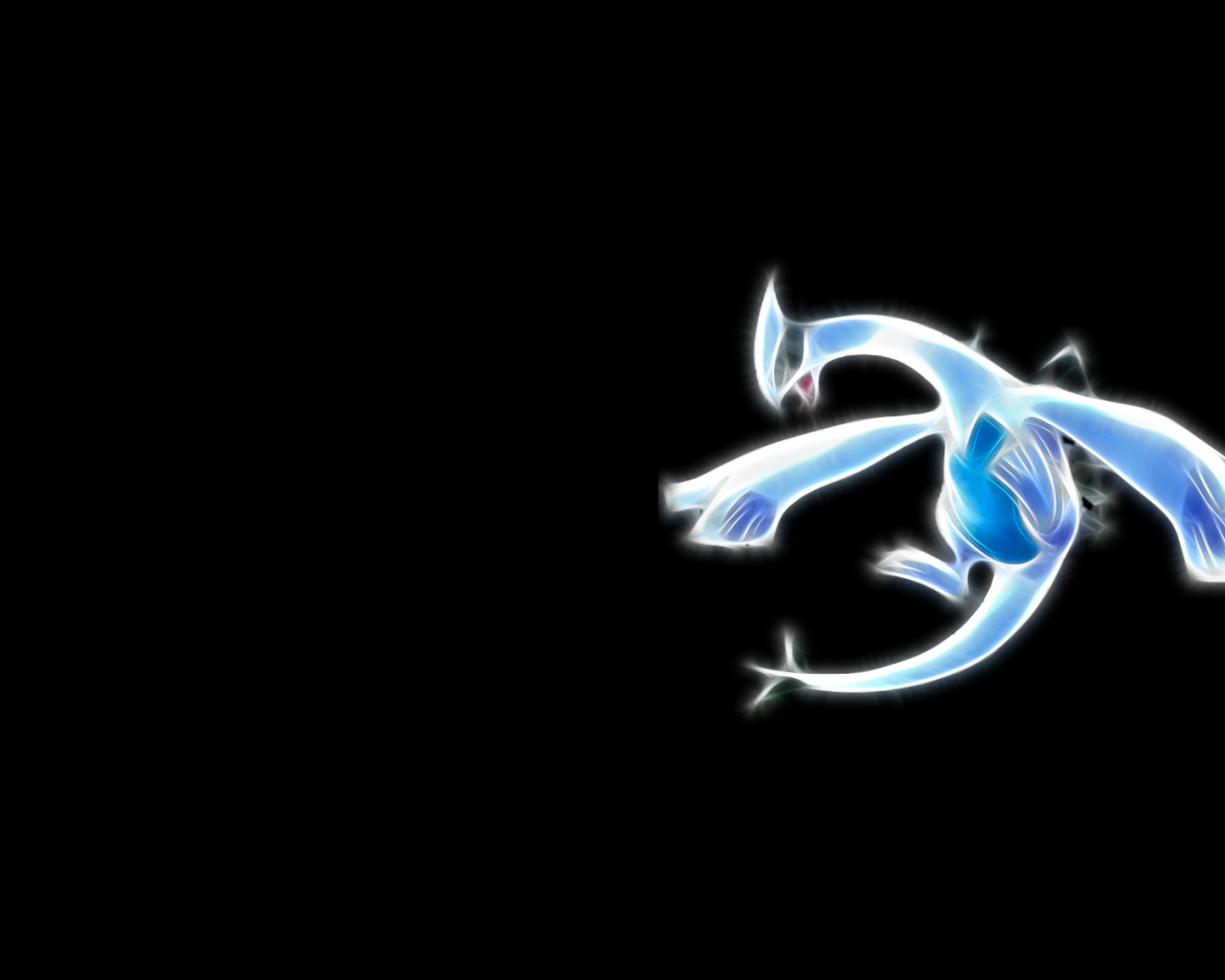 Голубой летающий покемон