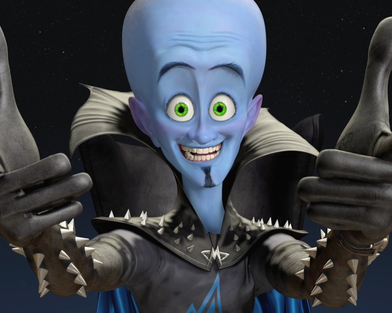 Персонаж мультфильма Мегамозг