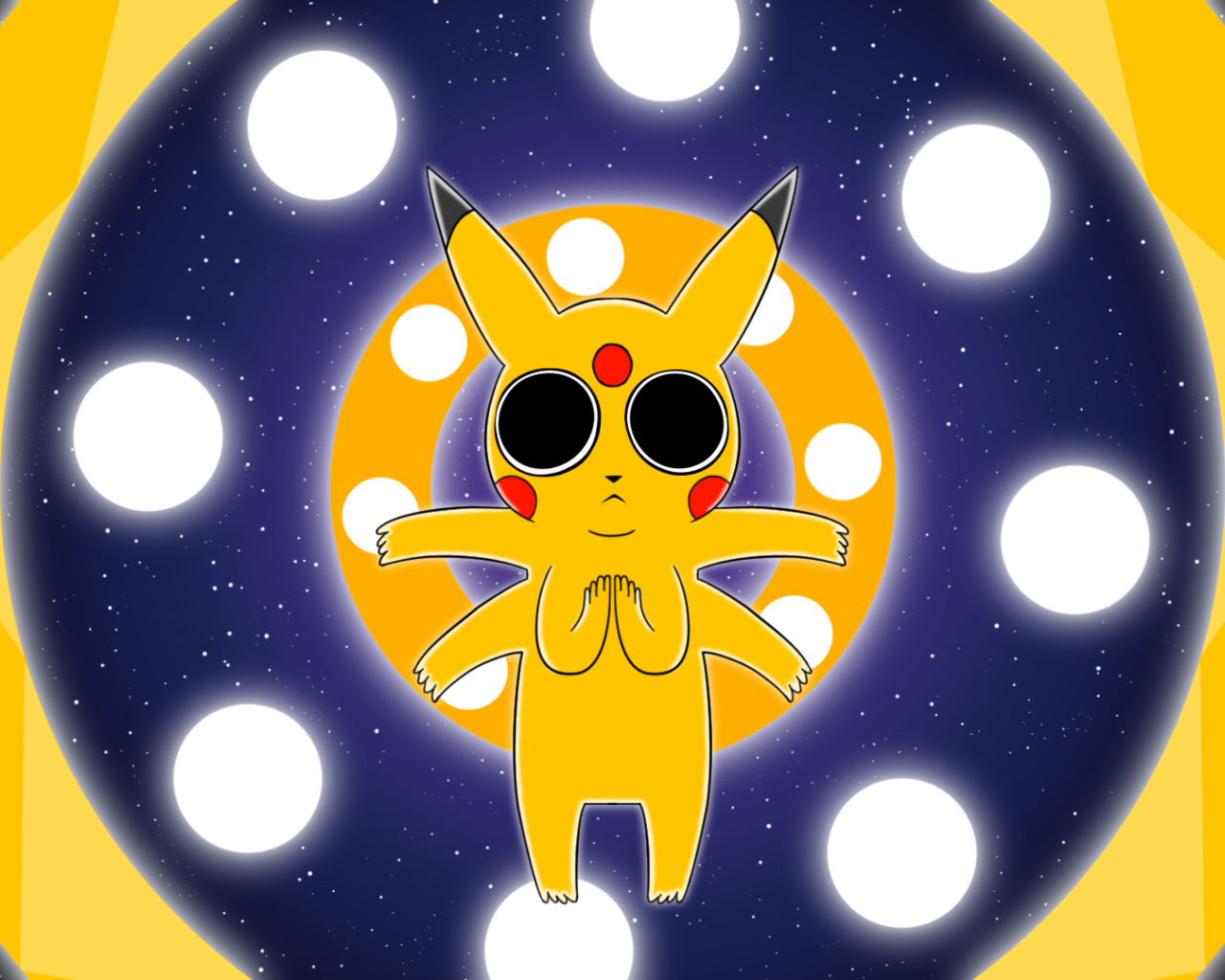 Милый шестирукий покемон