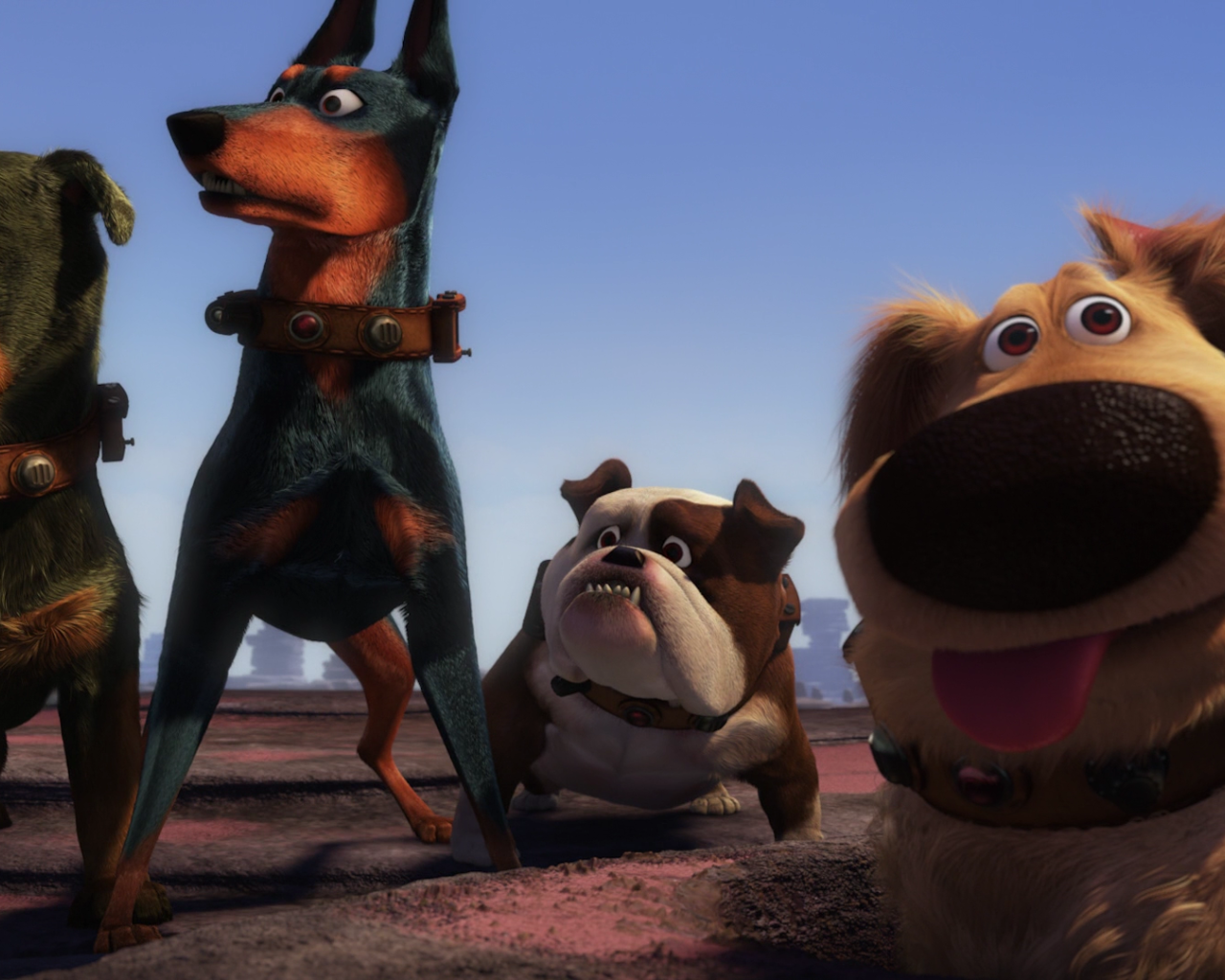 Собаки из мультфильма Вверх