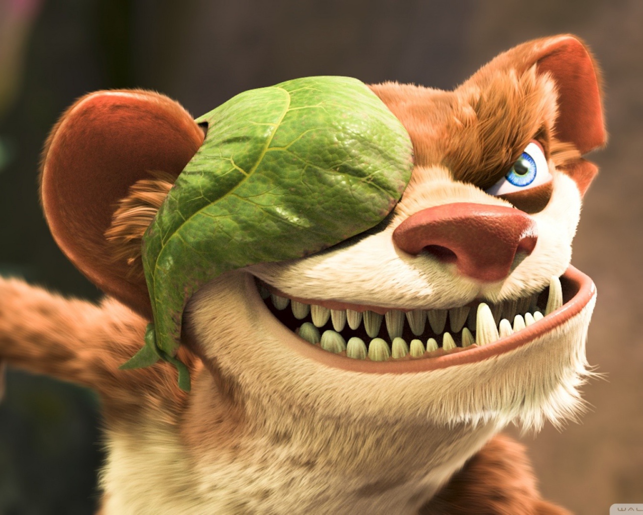 Злое животное из мультфильма