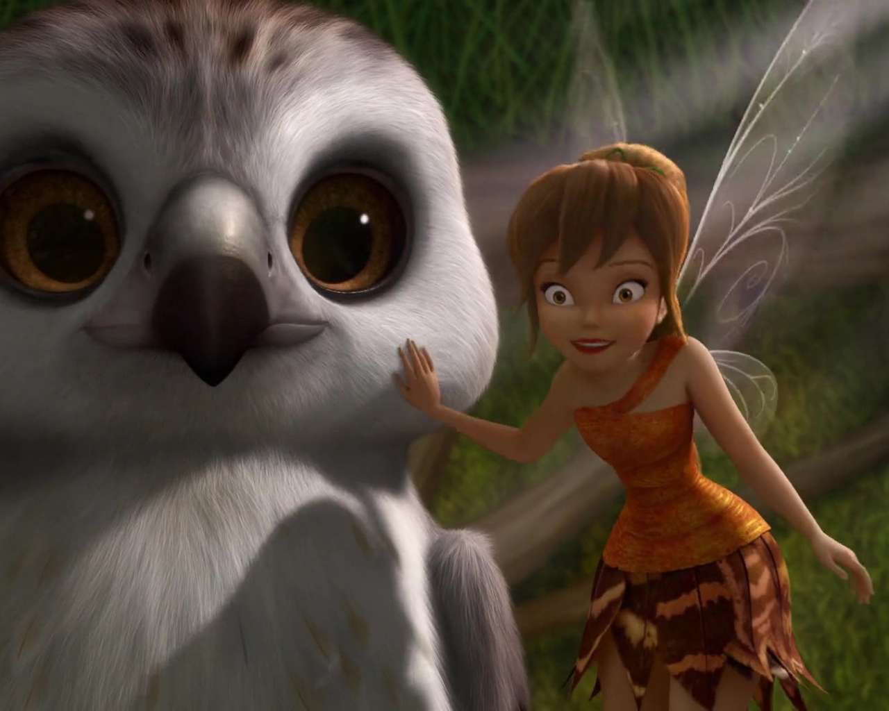 Девочка фея с совой