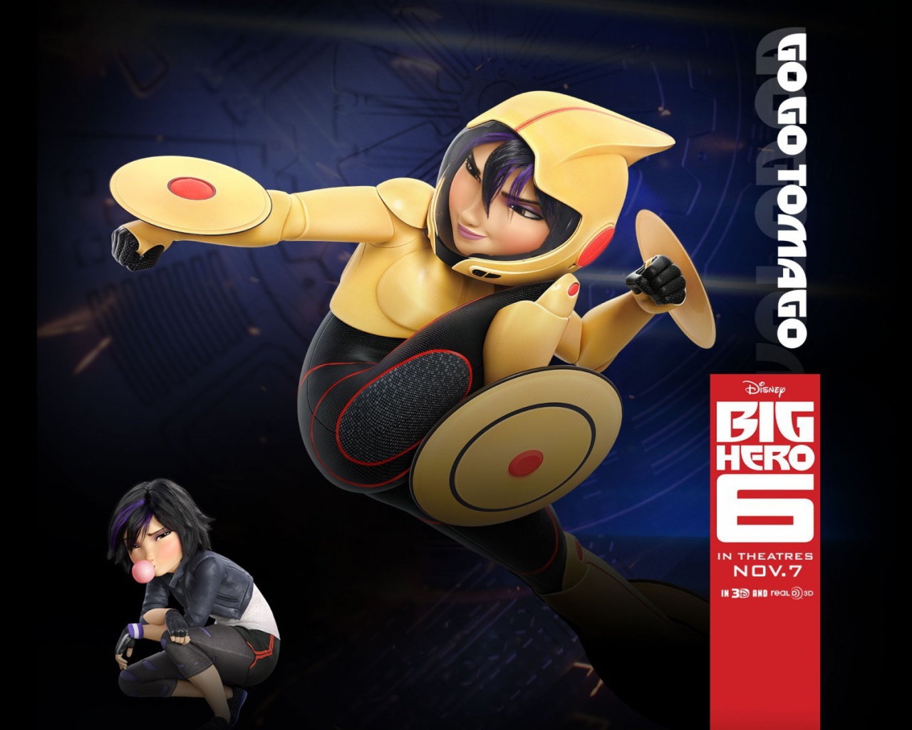 Го Го Томаго из мультфильма Город героев