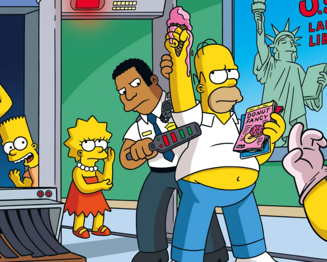 Гомера Симпсона обыскивают